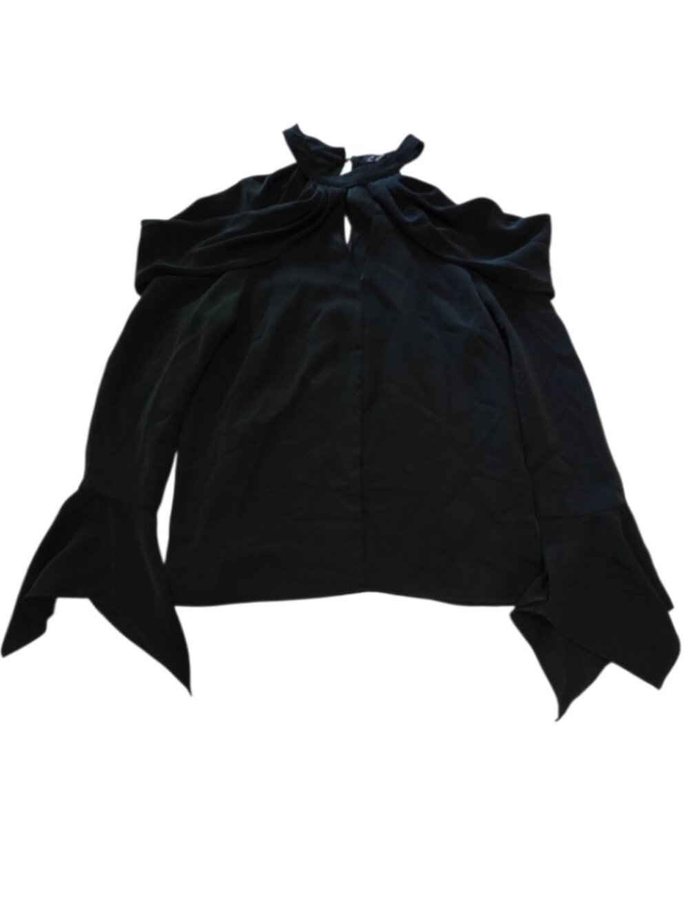C Luce Whimsigoth Top Off the Shoulder Bell Sleeves Sz S Blouse Shirt Witchy